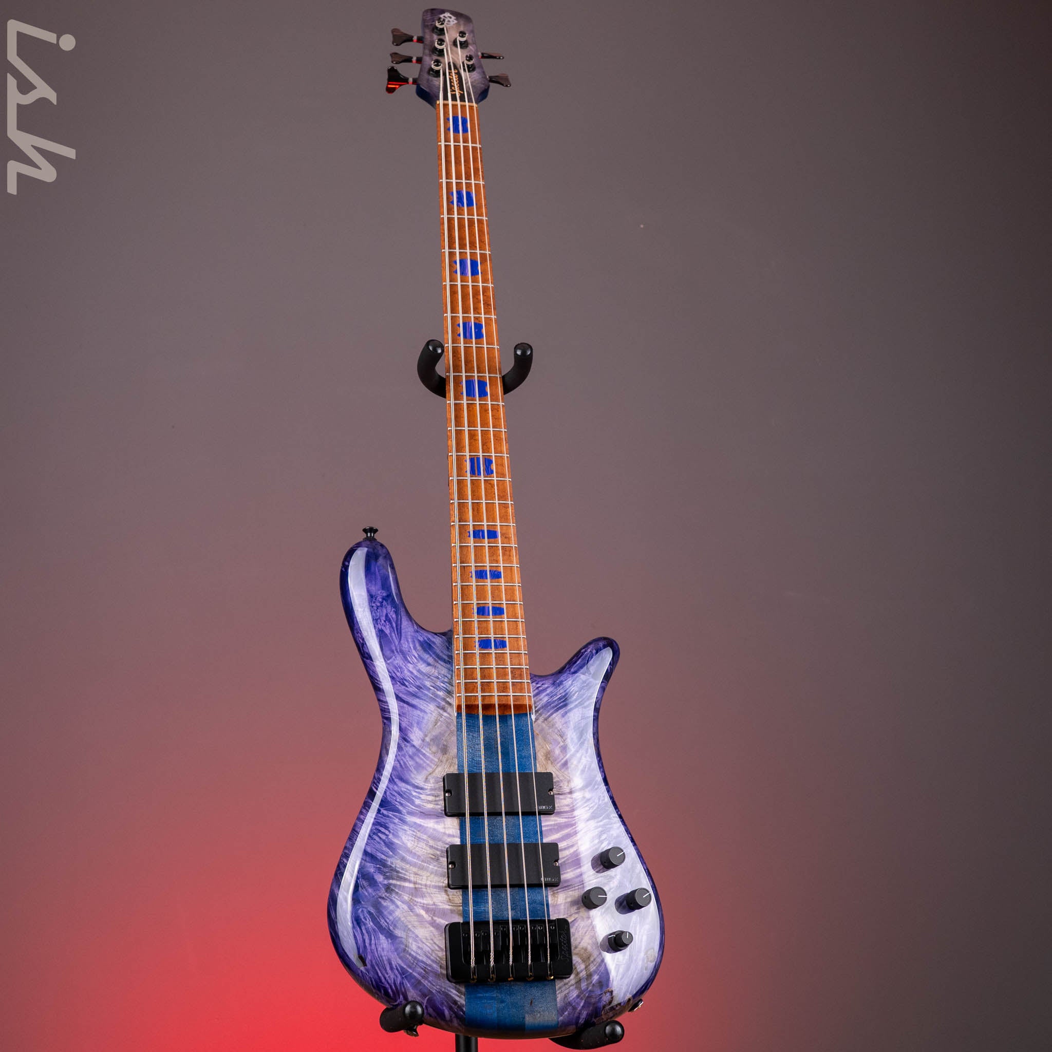 Spector USA Woodstock Era NS-5 Custom Purple Burst w/ Blue Back