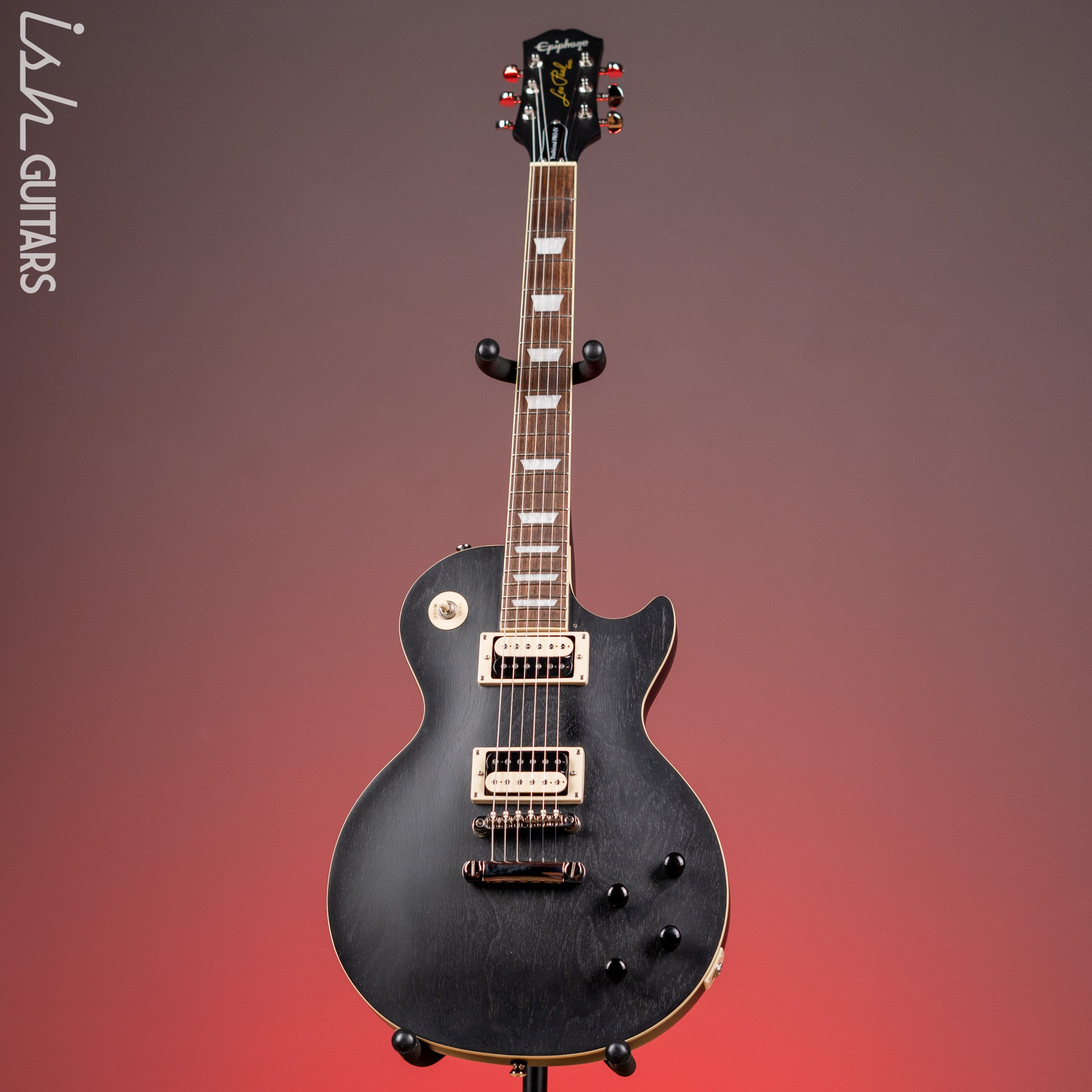 ギター Epiphone Les Paul Standard Pro Black Epiphone Les Paul Standard Florentine PRO Hollowbody Electric