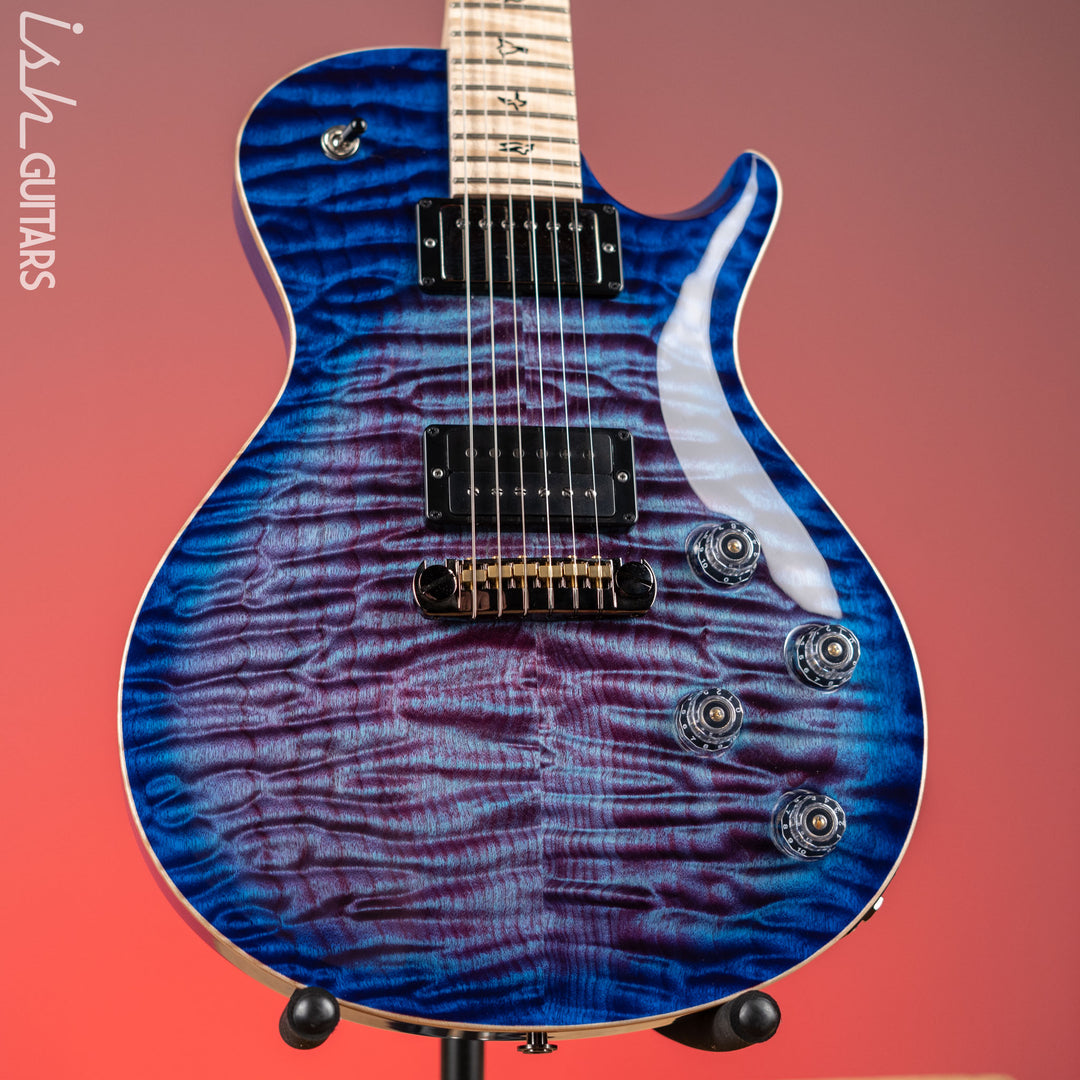 2022 PRS Tremonti Stoptail Wood Library Violet Blue Burst 10 Top Quilt