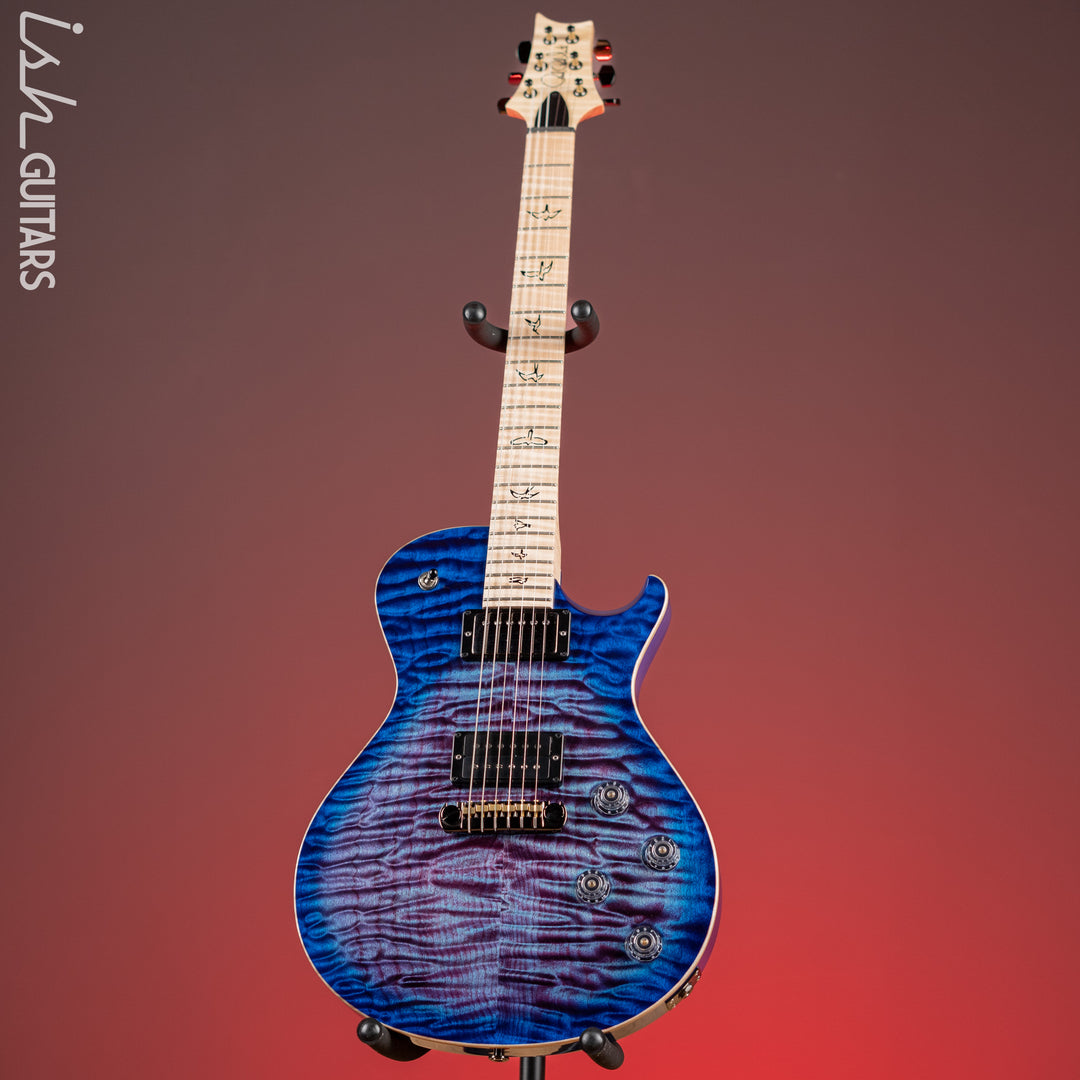 2022 PRS Tremonti Stoptail Wood Library Violet Blue Burst 10 Top Quilt