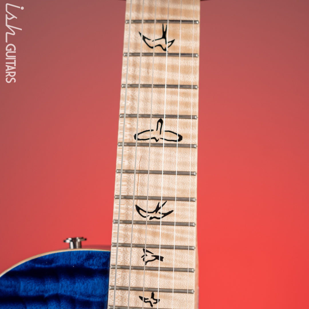 2022 PRS Tremonti Stoptail Wood Library Violet Blue Burst 10 Top Quilt