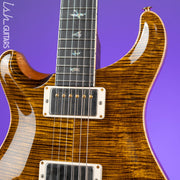 PRS McCarty Lefty Wood Library Yellow Tiger Artist Flame Maple