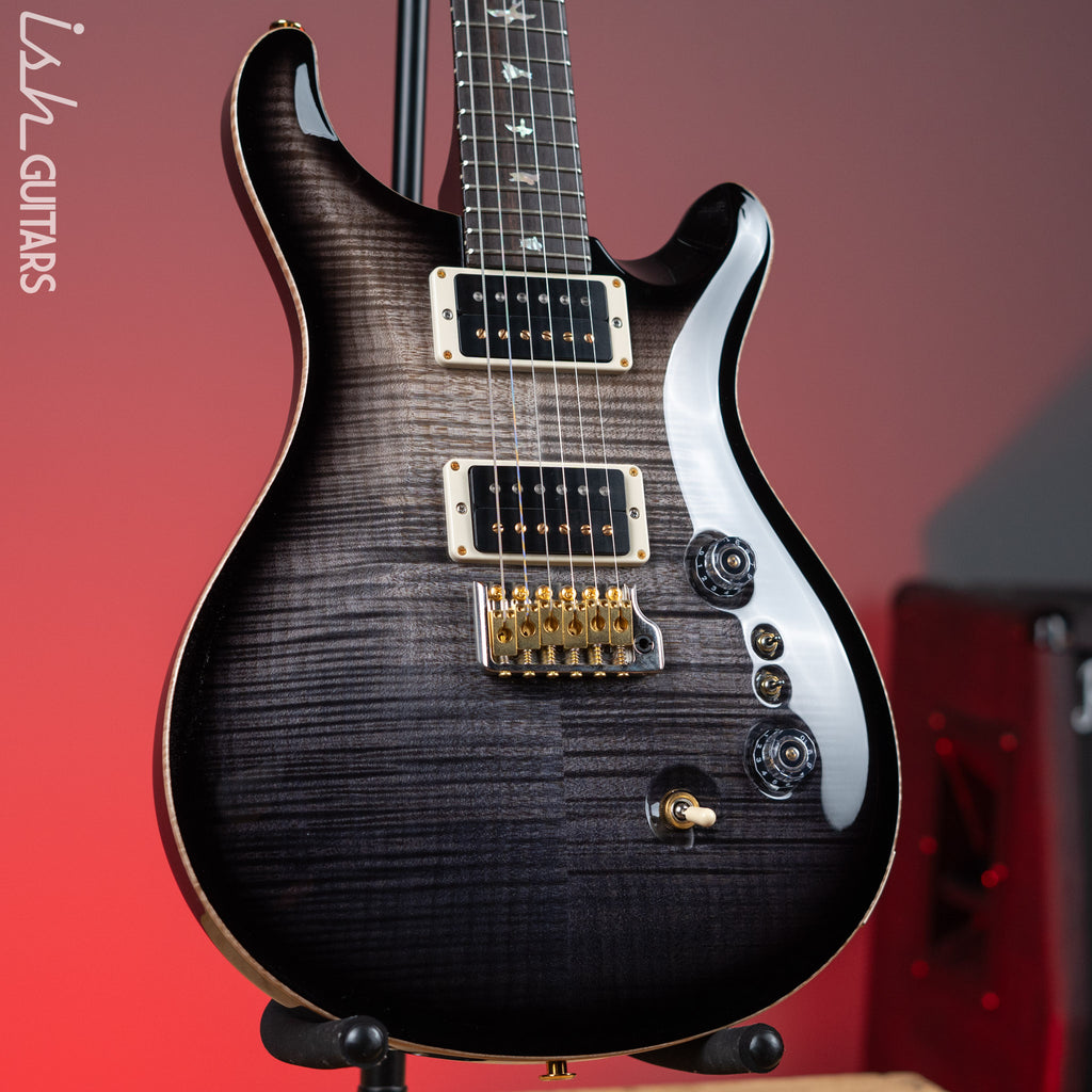 PRS Custom 24 35th Anniversary 10 Top Grey Black Fade w/ Black
