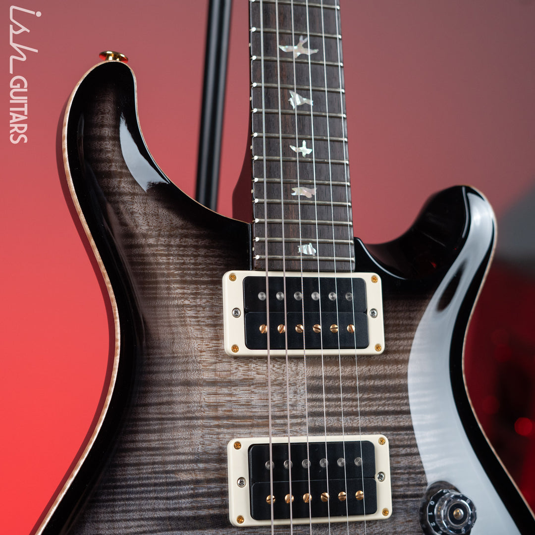 PRS Custom 24 35th Anniversary 10 Top Grey Black Fade w/ Black Back