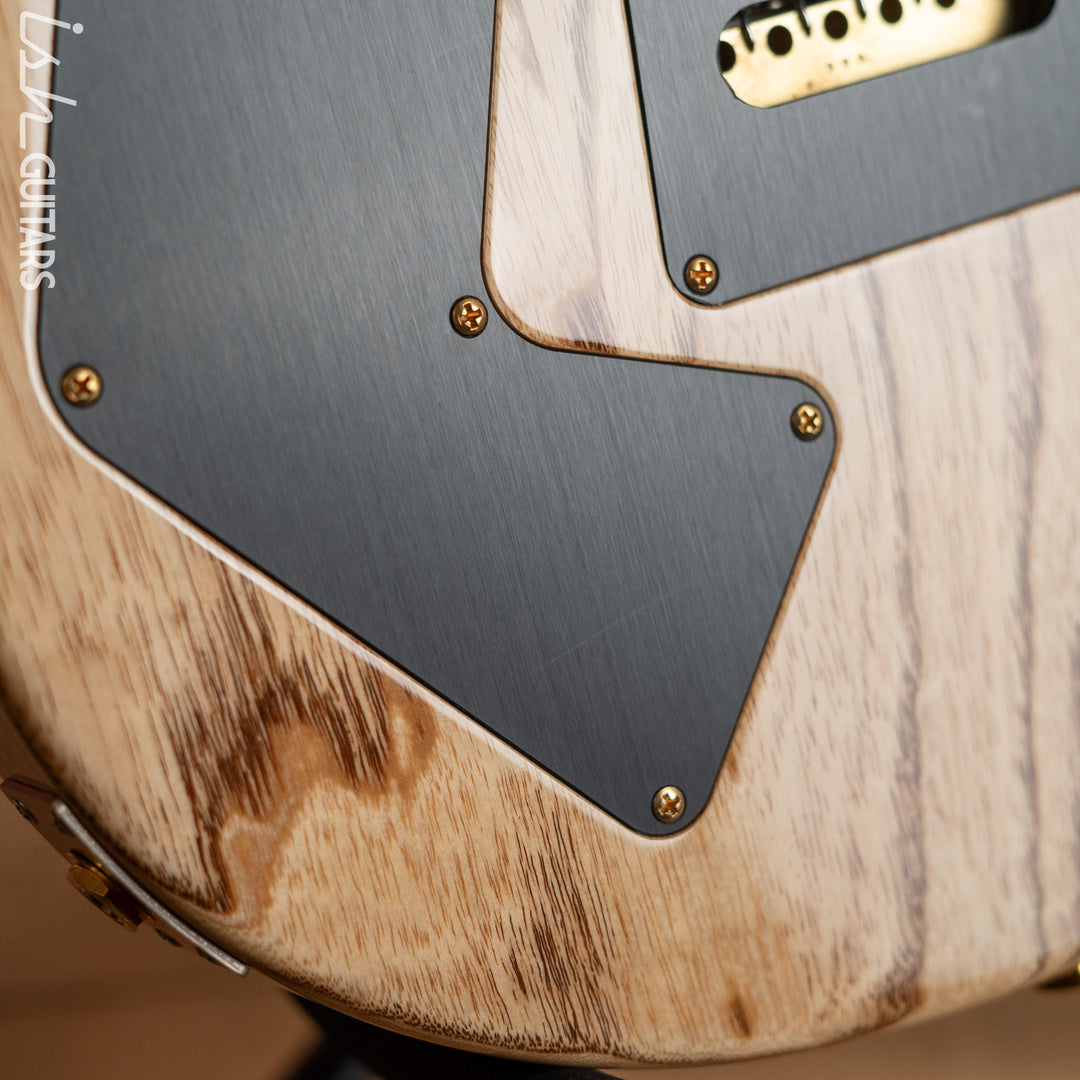 2022 PRS Wood Library Modern Eagle V 10 Top Quilt Charcoal Brazilian Rosewood