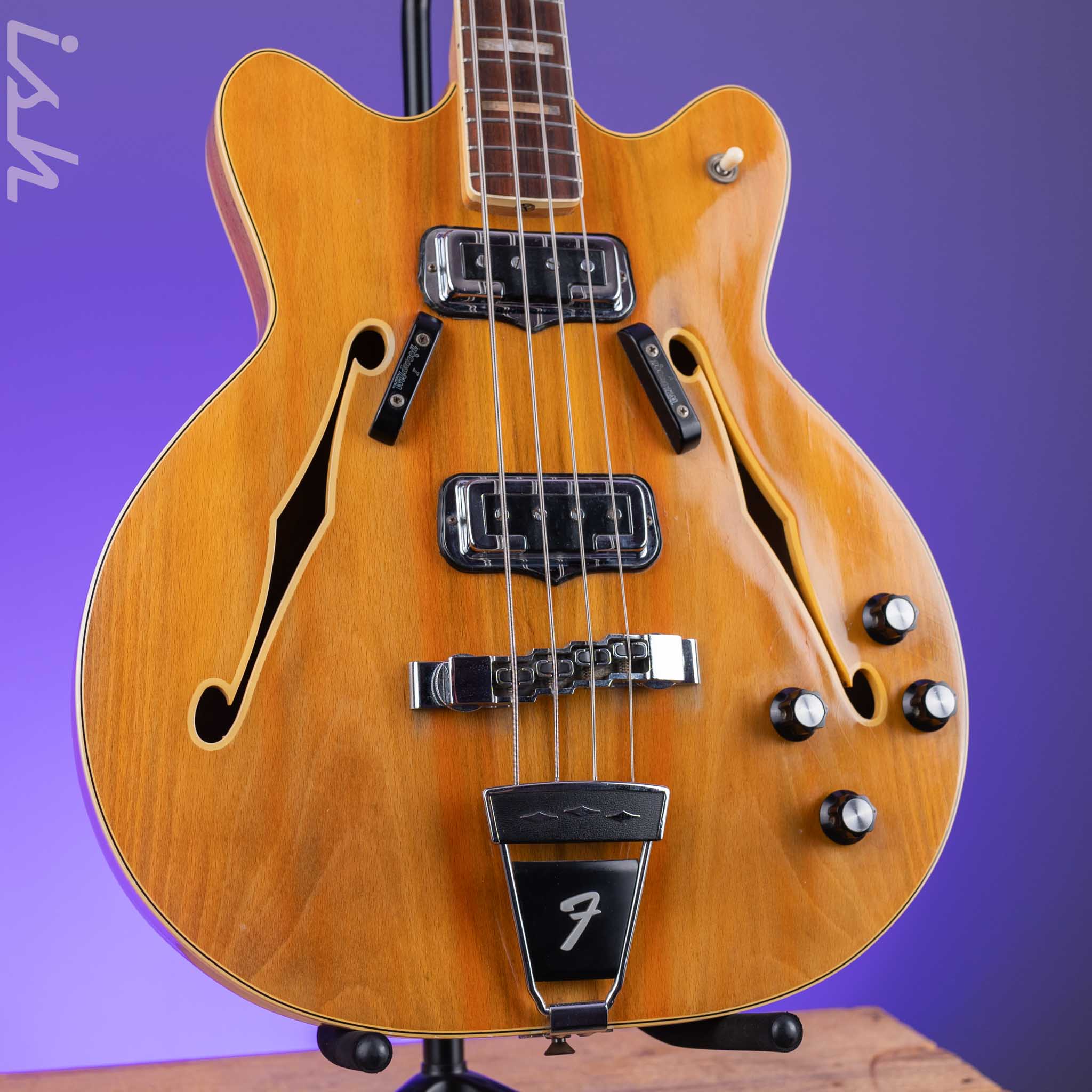 1968 Fender Coronado Bass II Wildwood Natural – Ish Guitars