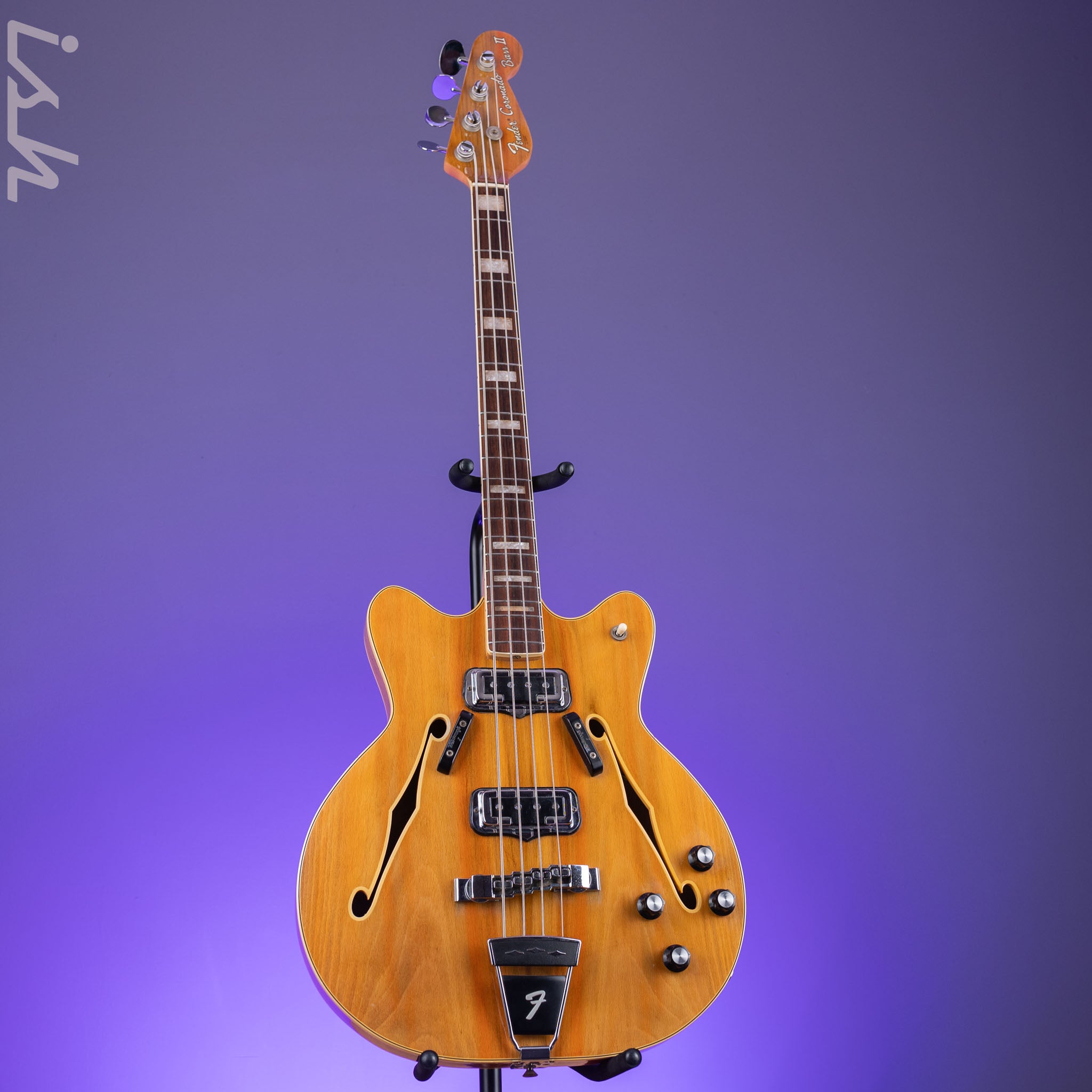 1968 Fender Coronado Bass II Wildwood Natural – Ish Guitars