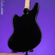 Bilt Relevator Bass VI 6-String Bass Guitar Black w/ Gold Plates