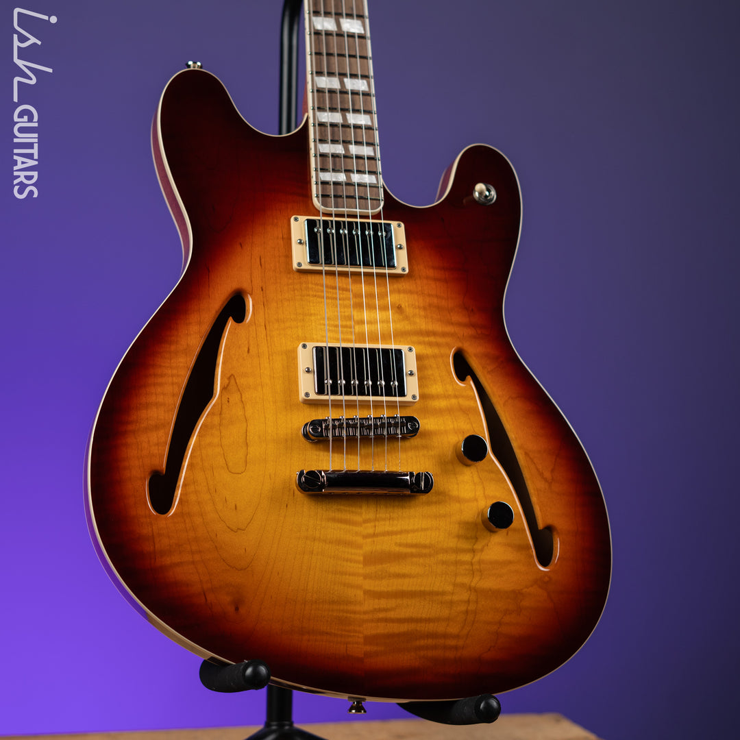 Bilt Volaré Electric Guitar Light Tobacco Burst