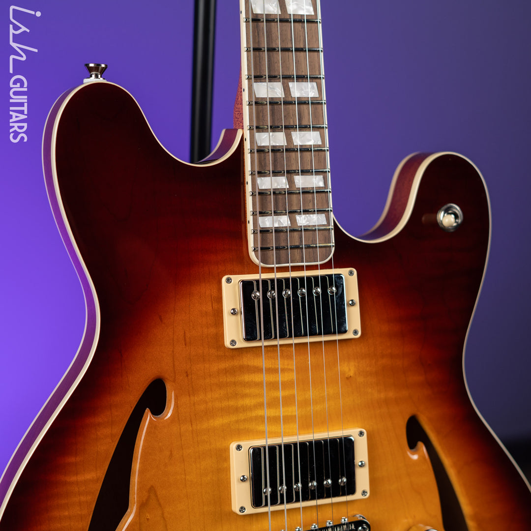 Bilt Volaré Electric Guitar Light Tobacco Burst