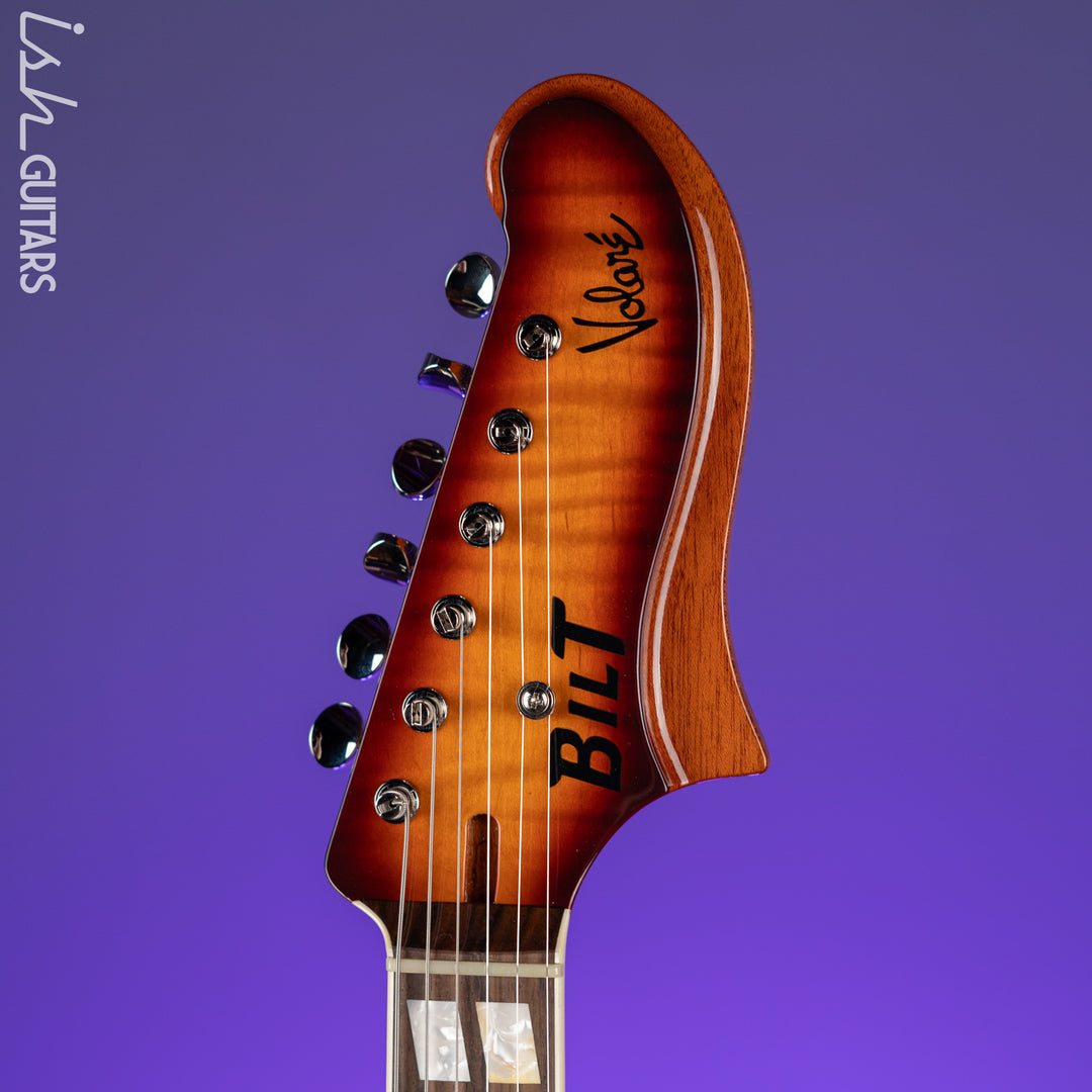 Bilt Volaré Electric Guitar Light Tobacco Burst