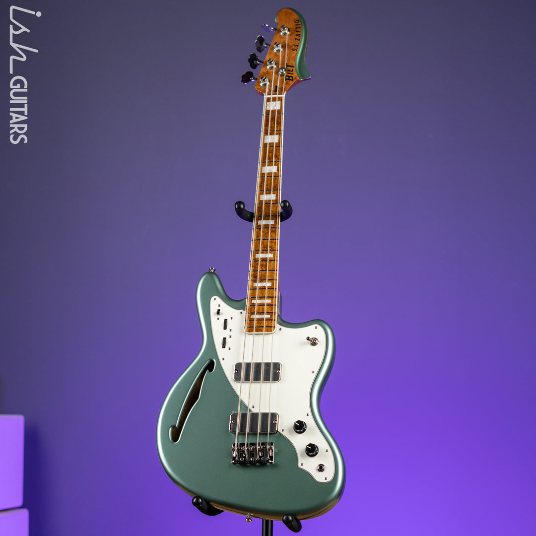 Bilt S.S. Zaftig 4-String Bass Guitar Ice Green Metallic