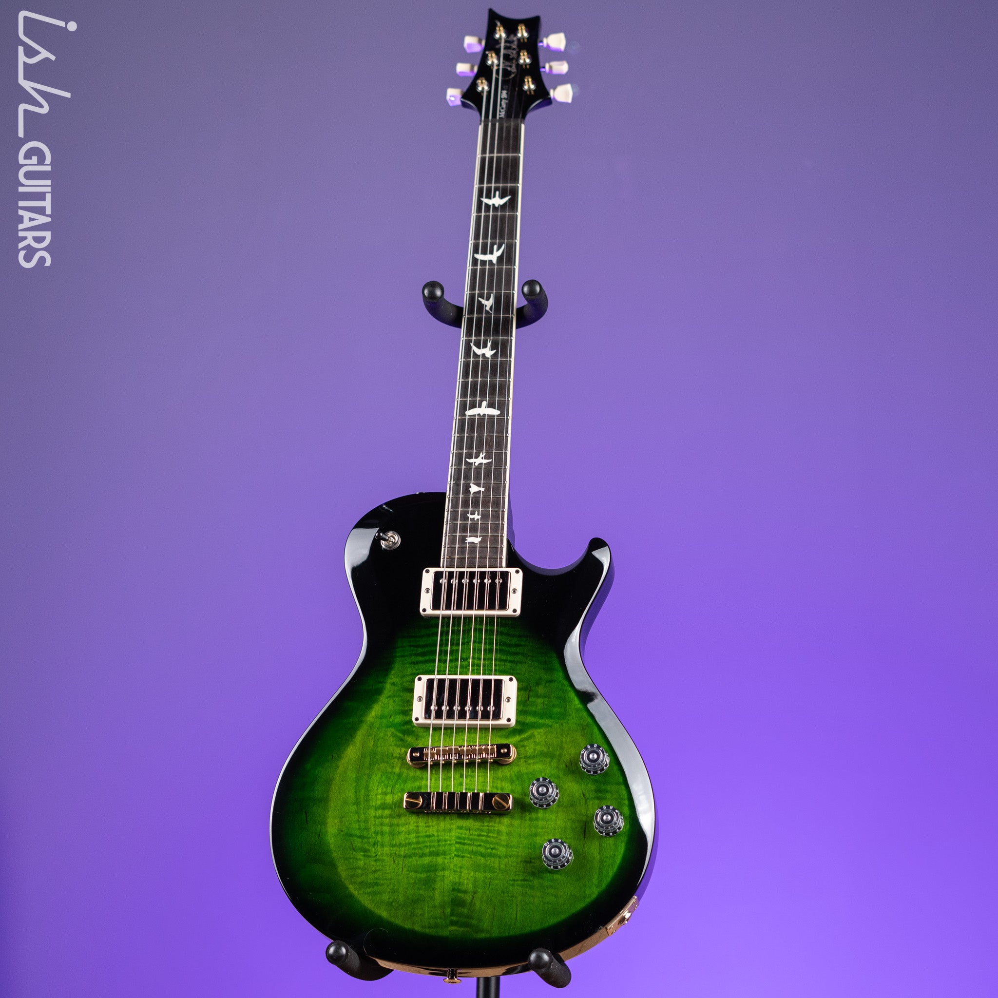 PRS S2 McCarty Singlecut 594 Electric Guitar Emerald Green Black