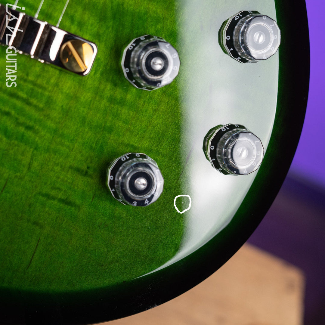 PRS S2 McCarty Singlecut 594 Electric Guitar Emerald Green Black Wrap Demo