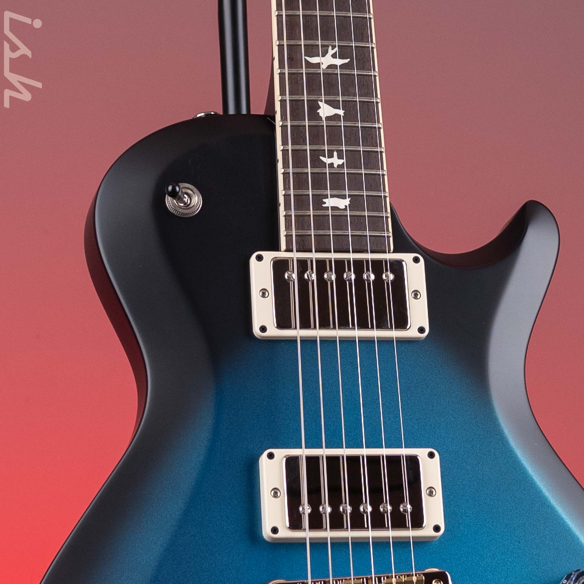 PRS S2 Singlecut McCarty 594 Metallic Blue w/ Black Wrap Burst