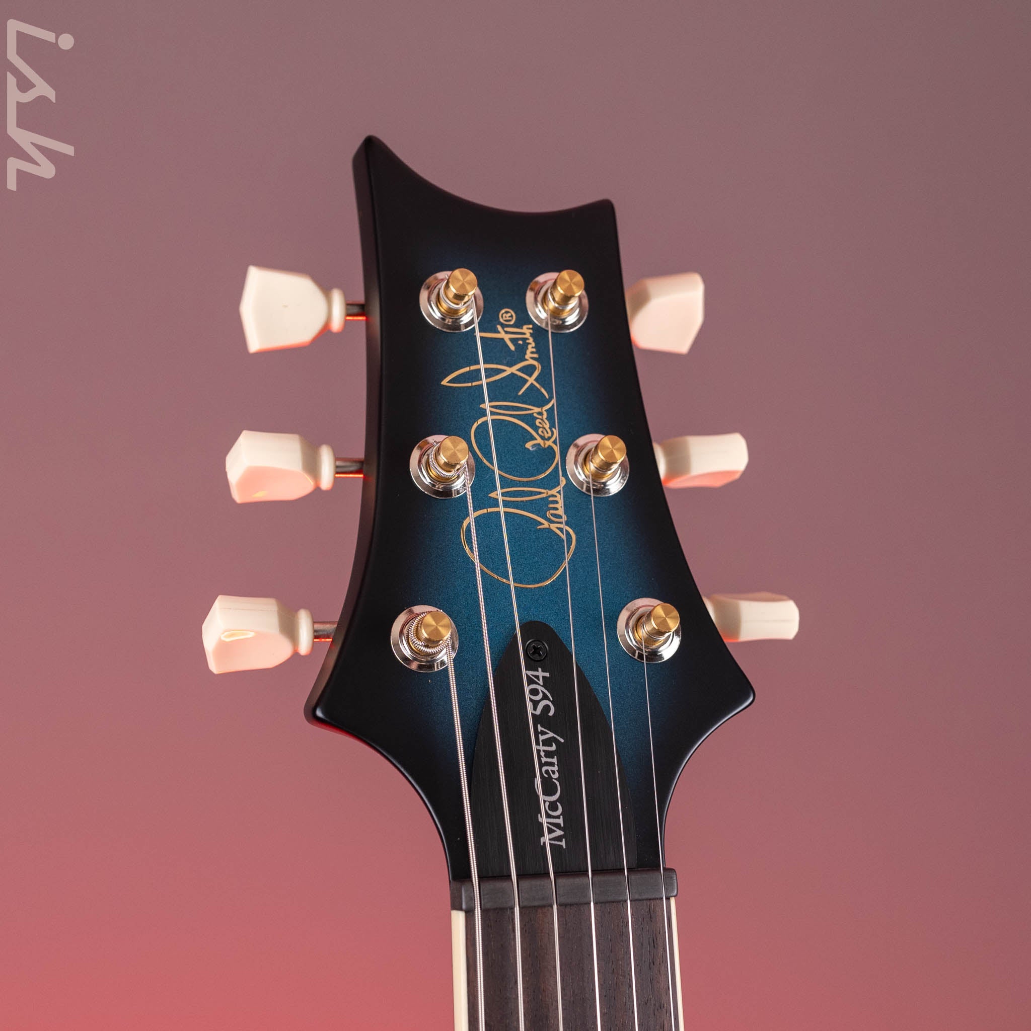 PRS S2 Singlecut McCarty 594 Metallic Blue w/ Black Wrap Burst