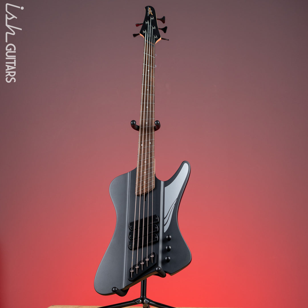 Dingwall D-Roc Standard 5-String Bass Metallic Black – Ish Guitars