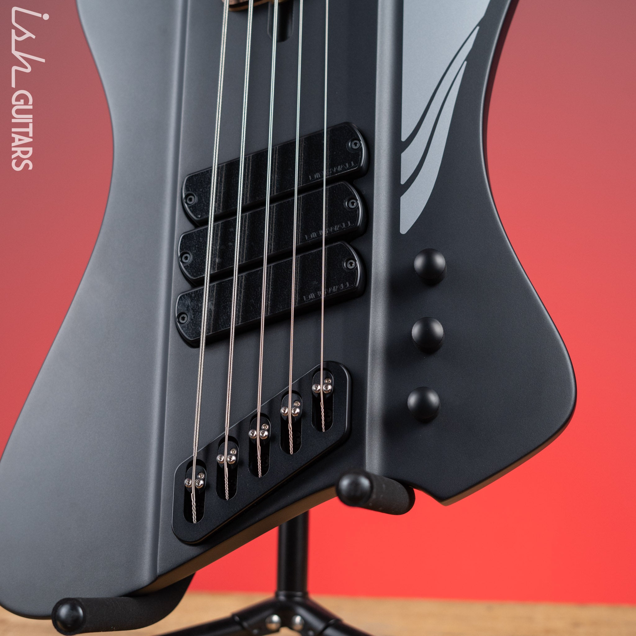 Dingwall D-Roc Standard 5-String Bass Metallic Black – Ish Guitars