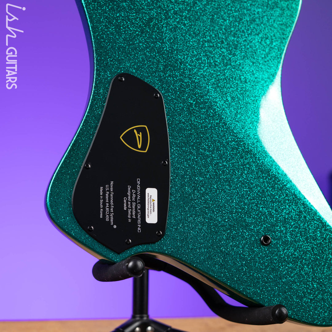 Dingwall D-Roc Standard 5-String Bass Aquamarine Metalflake Gloss
