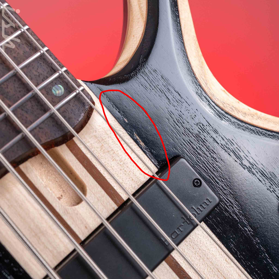 2023 Ibanez BTB865SC Weathered Black Low Glass