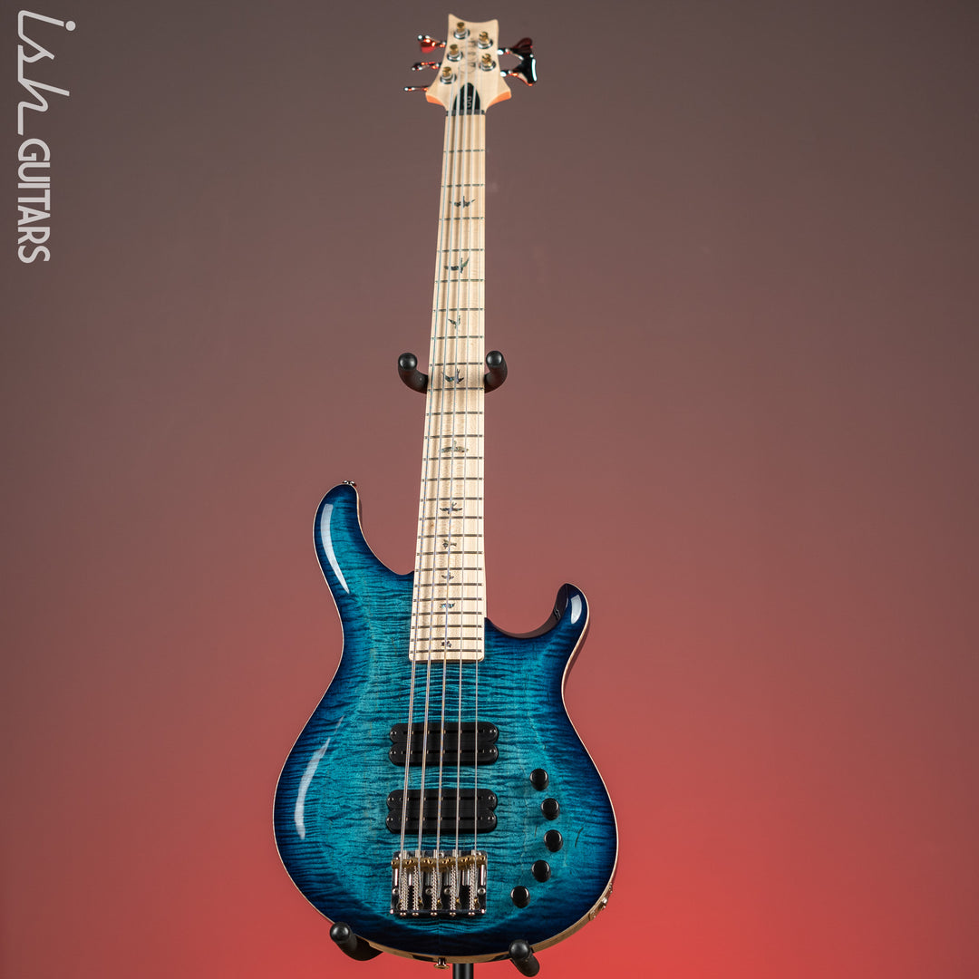 PRS Grainger 5-String Bass 10-Top Cobalt Blue