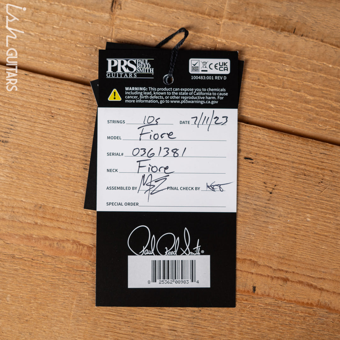 PRS Fiore Mark Lettieri Signature Guitar Sugar Moon