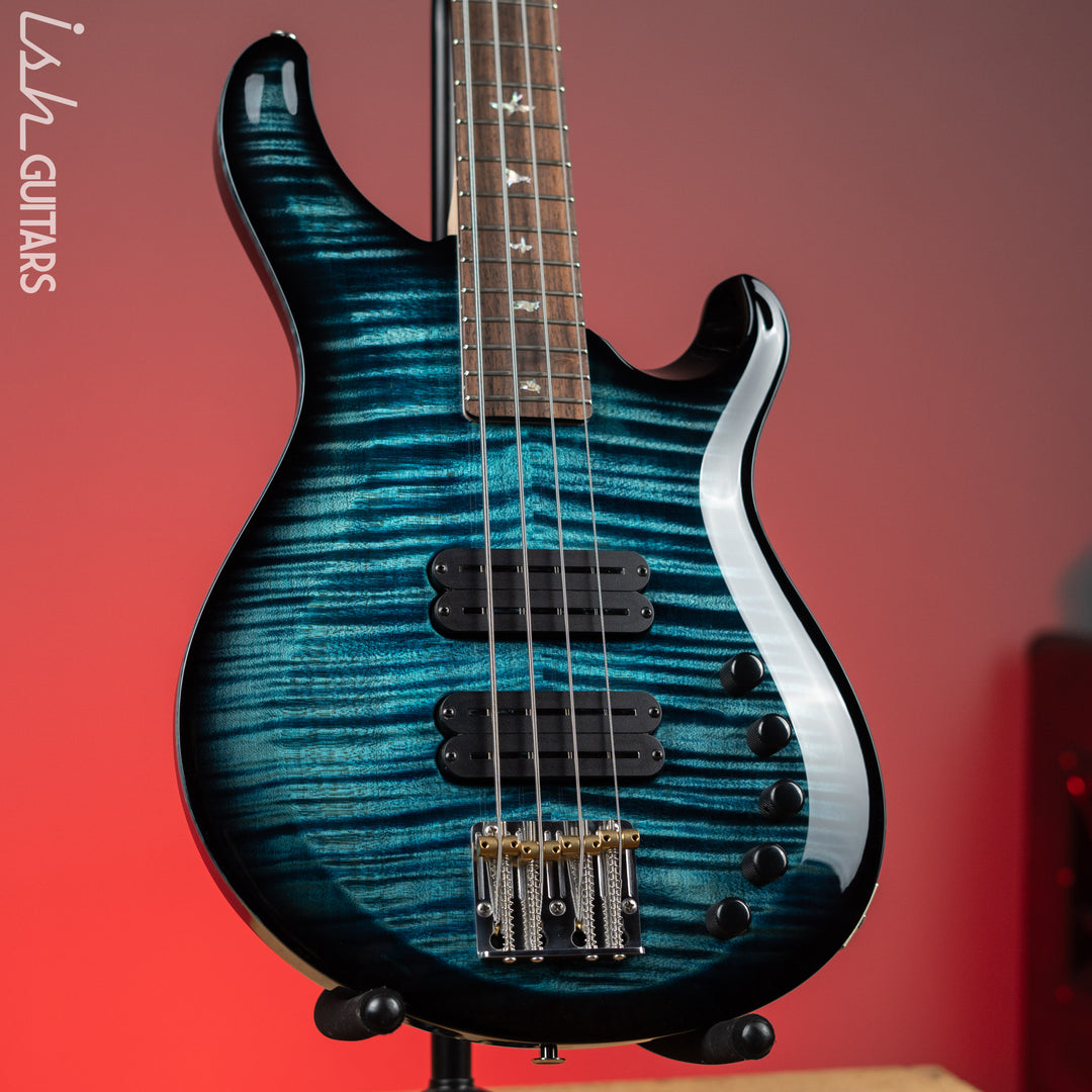 PRS Grainger 4 String Bass 10-Top Cobalt Smokeburst