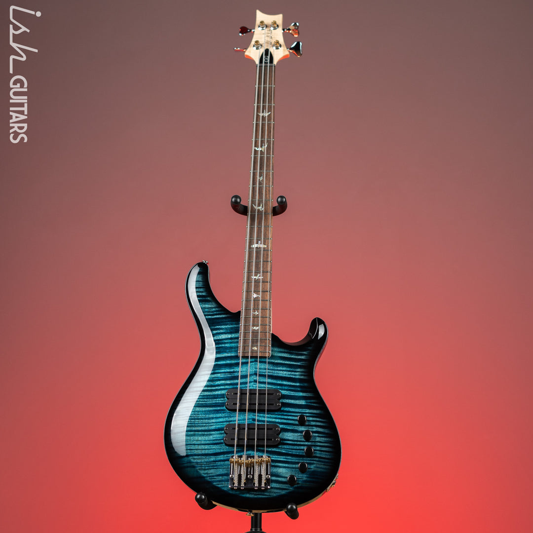 PRS Grainger 4 String Bass 10-Top Cobalt Smokeburst