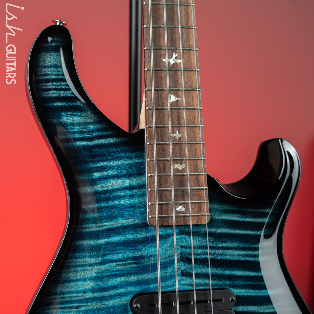PRS Grainger 4 String Bass 10-Top Cobalt Smokeburst