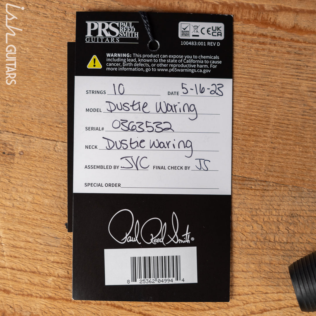 PRS Dustie Waring Signature CE 24 Floyd Satin Black