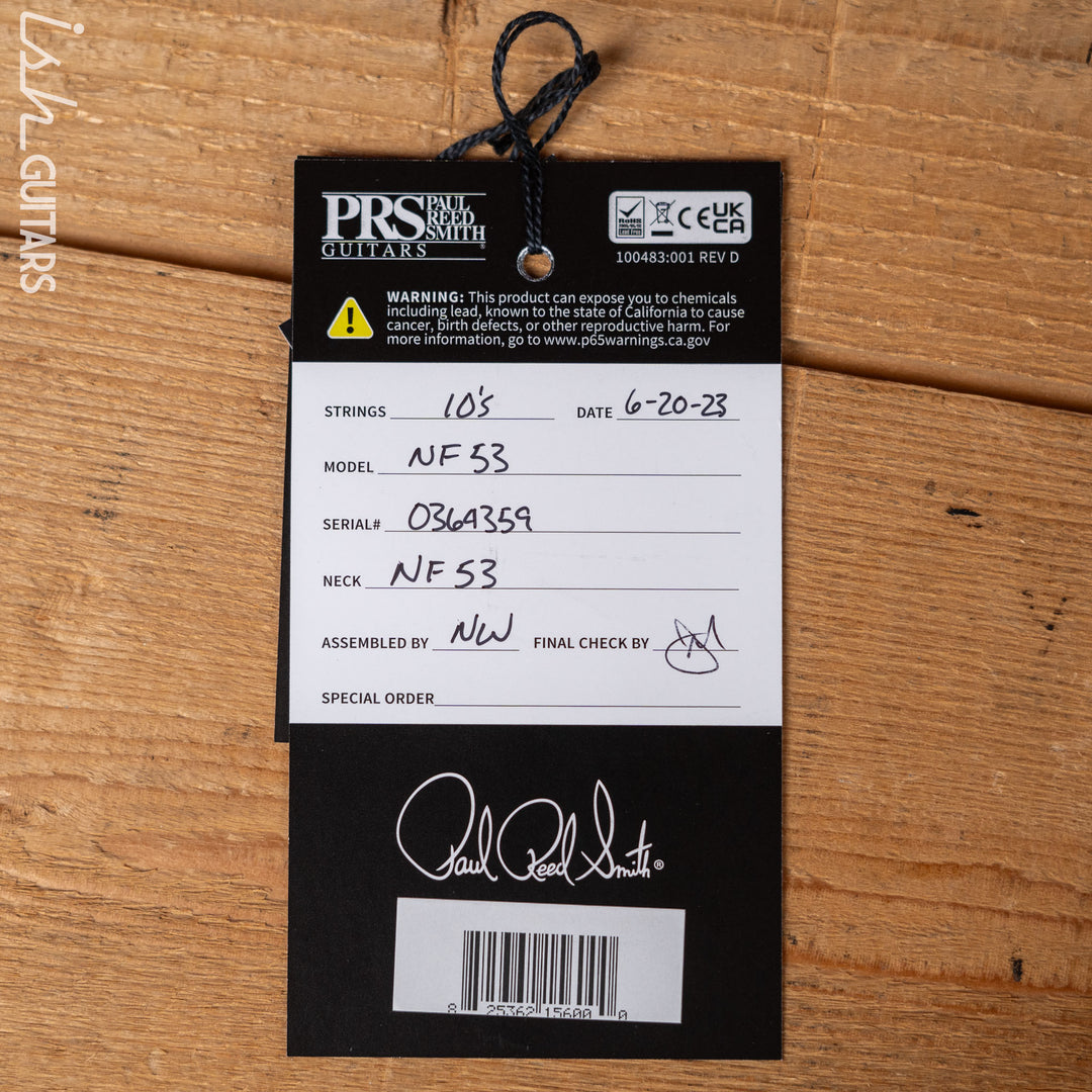 PRS NF 53 Electric Guitar Blue Matteo