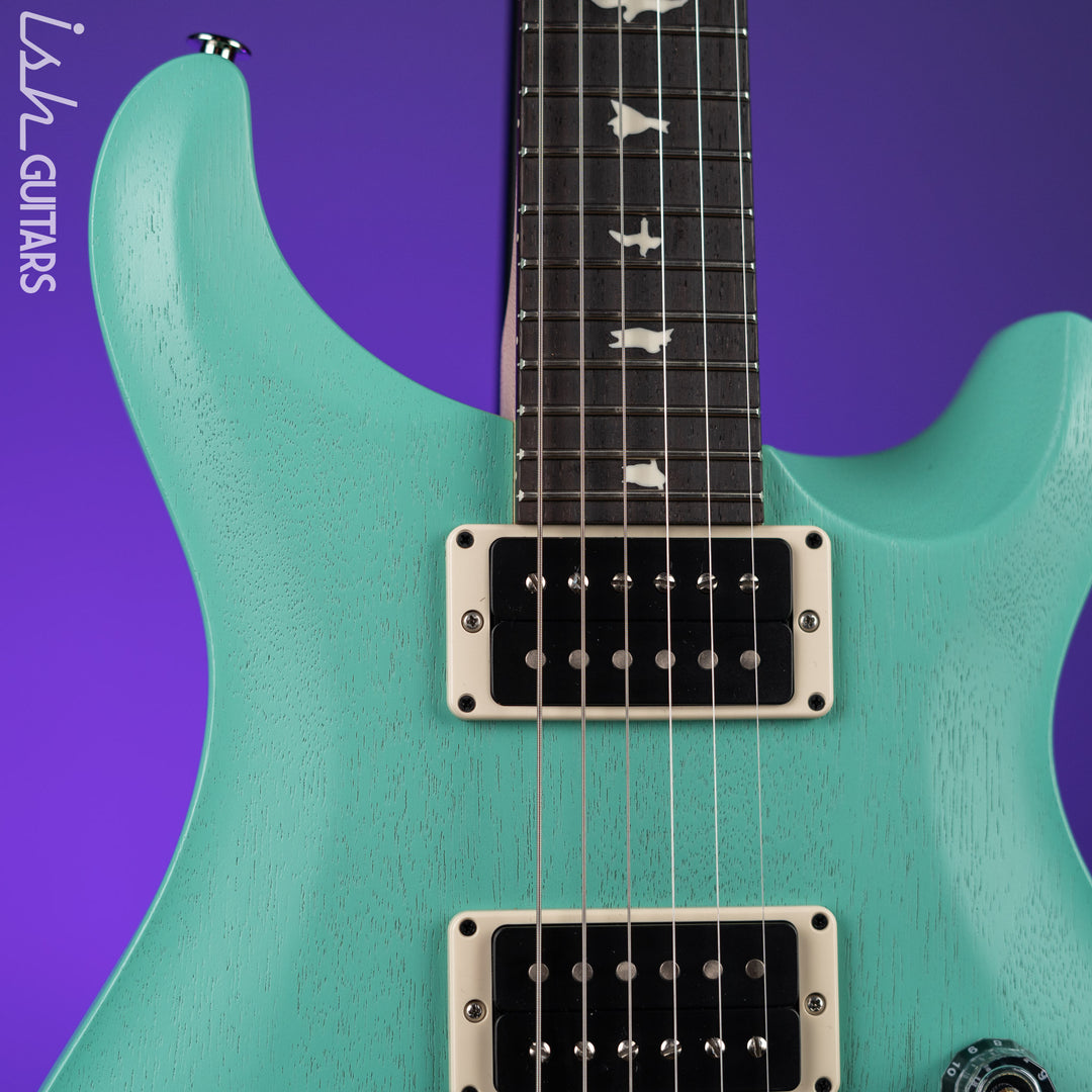 PRS CE 24 Standard Satin Nitro Electric Guitar Seafoam Green Demo