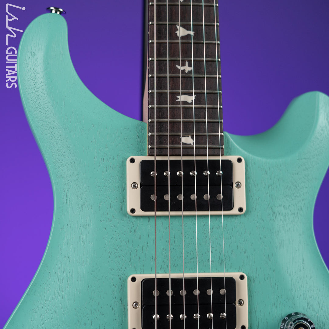 PRS CE 24 Standard Satin Nitro Electric Guitar Seafoam Green Demo