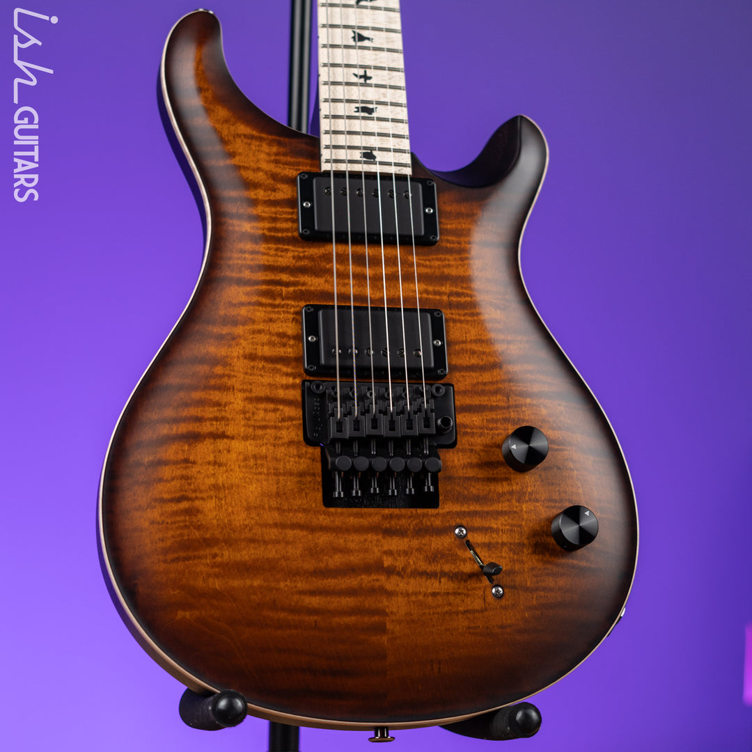 PRS Dustie Waring Signature CE 24 Floyd Amber Smokeburst Satin Nitro