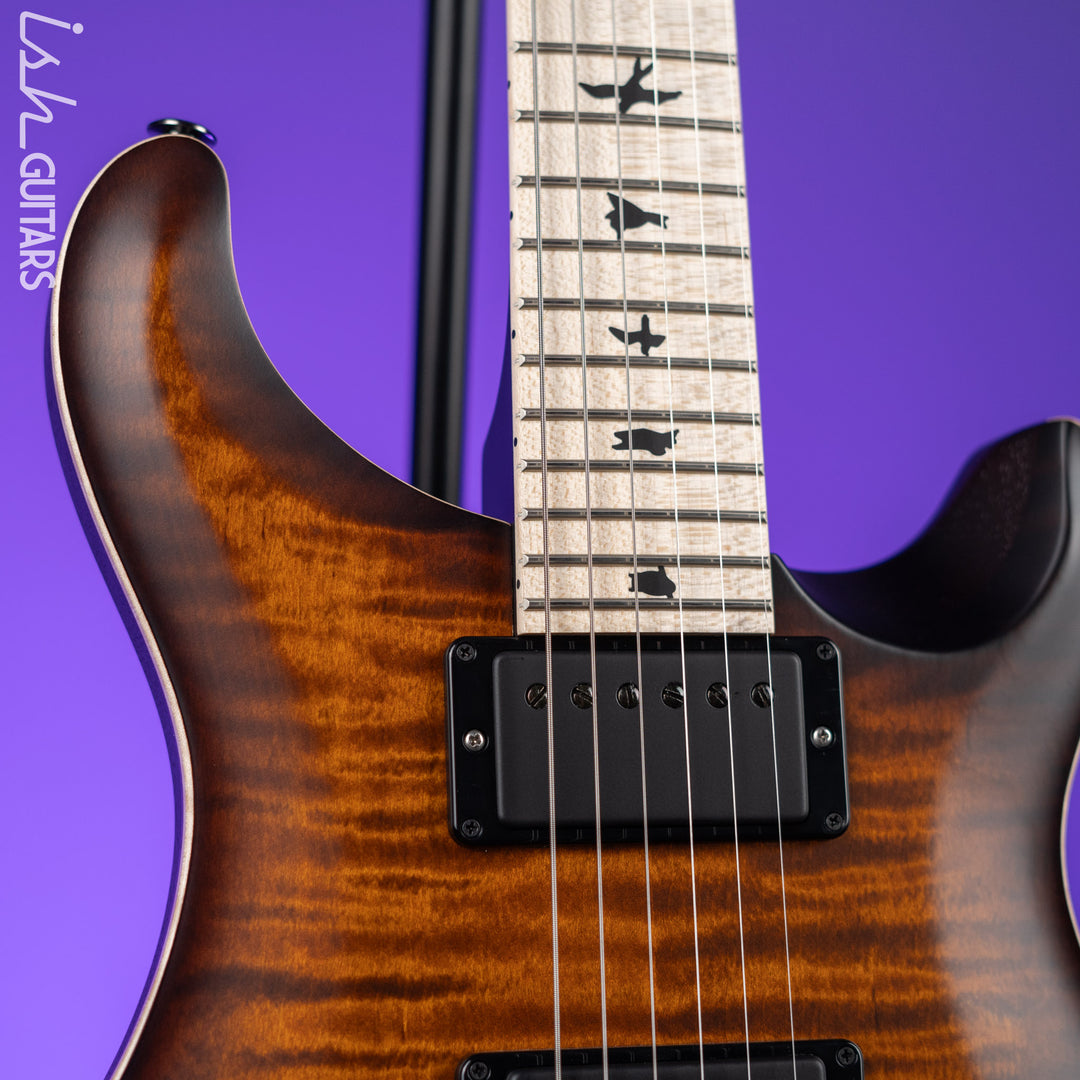 PRS Dustie Waring Signature CE 24 Floyd Amber Smokeburst Satin Nitro