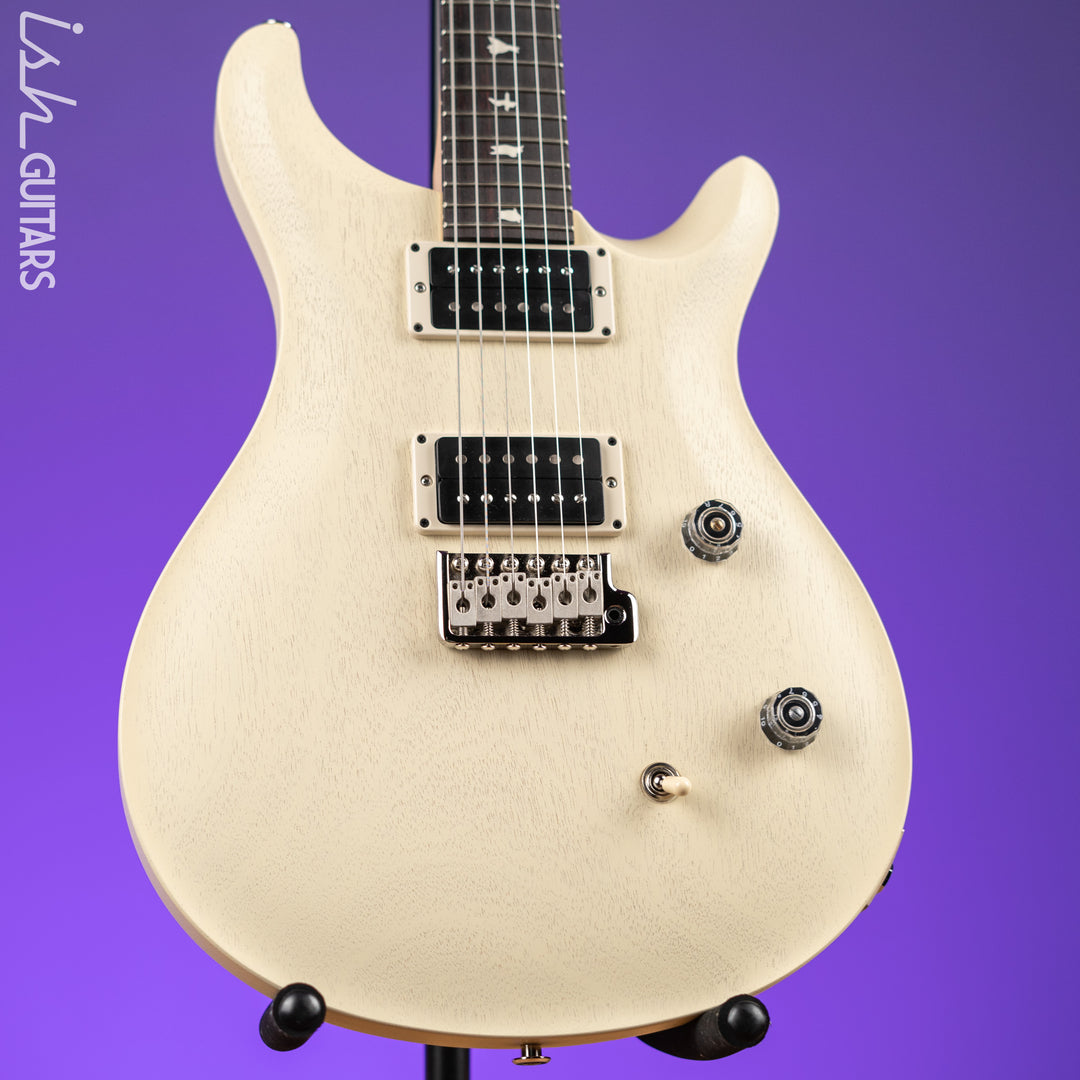 PRS CE 24 Standard Satin Electric Guitar Antique White Demo