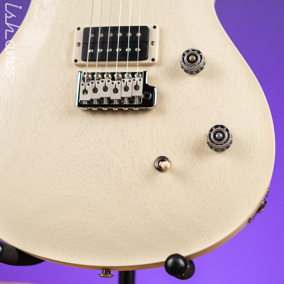 PRS CE 24 Standard Satin Electric Guitar Antique White Demo