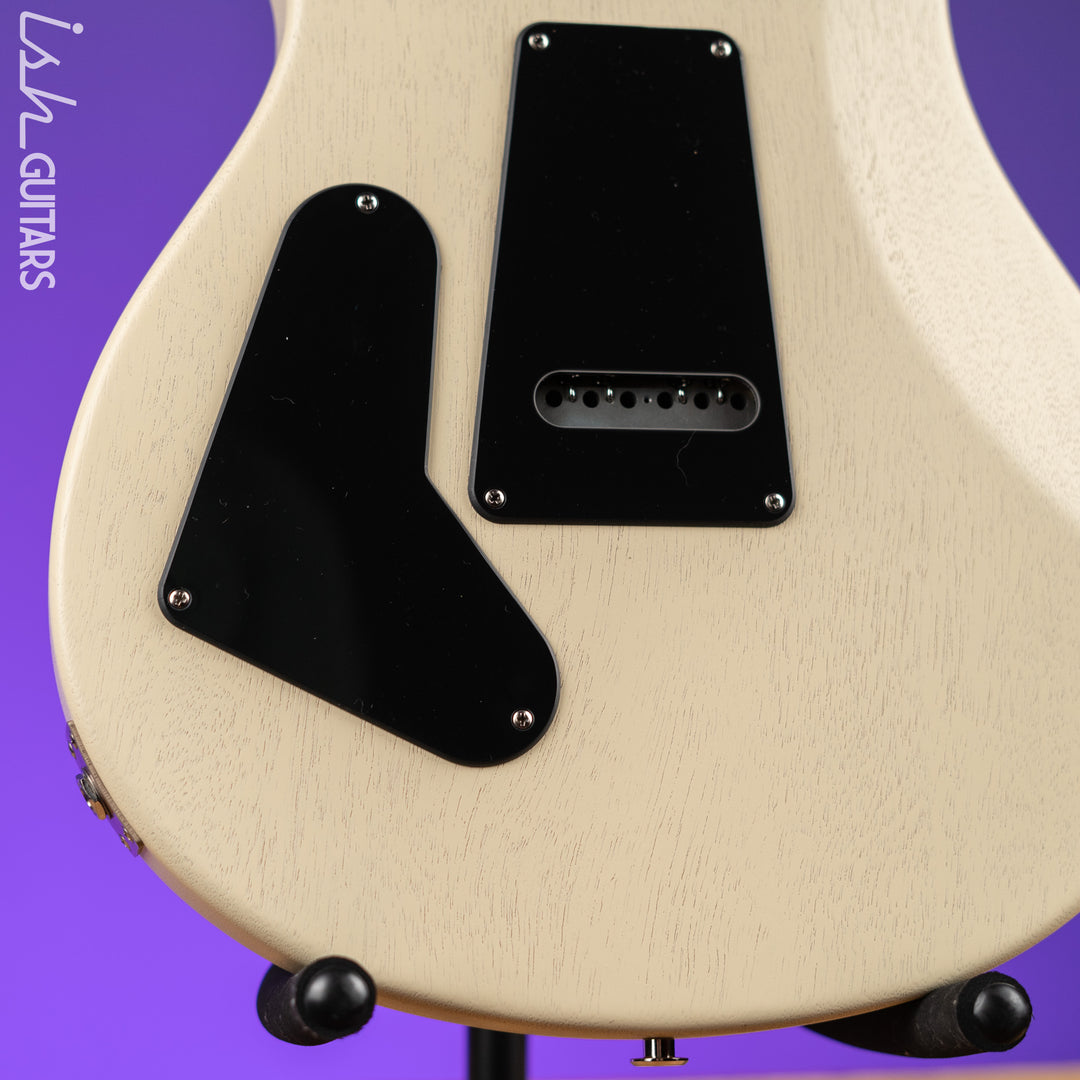 PRS CE 24 Standard Satin Electric Guitar Antique White Demo