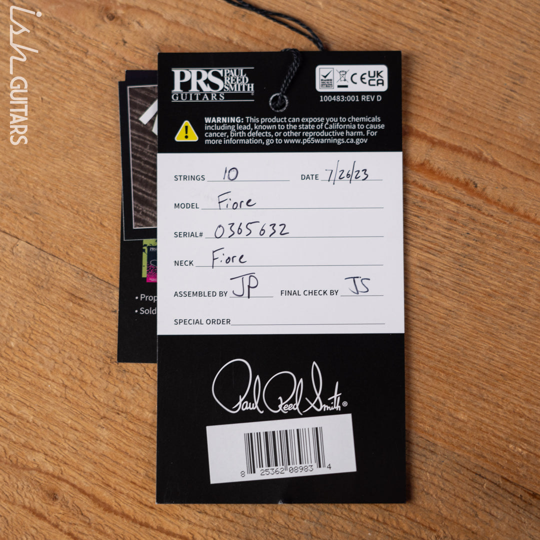 PRS Fiore Mark Lettieri Signature Guitar Sugar Moon Demo