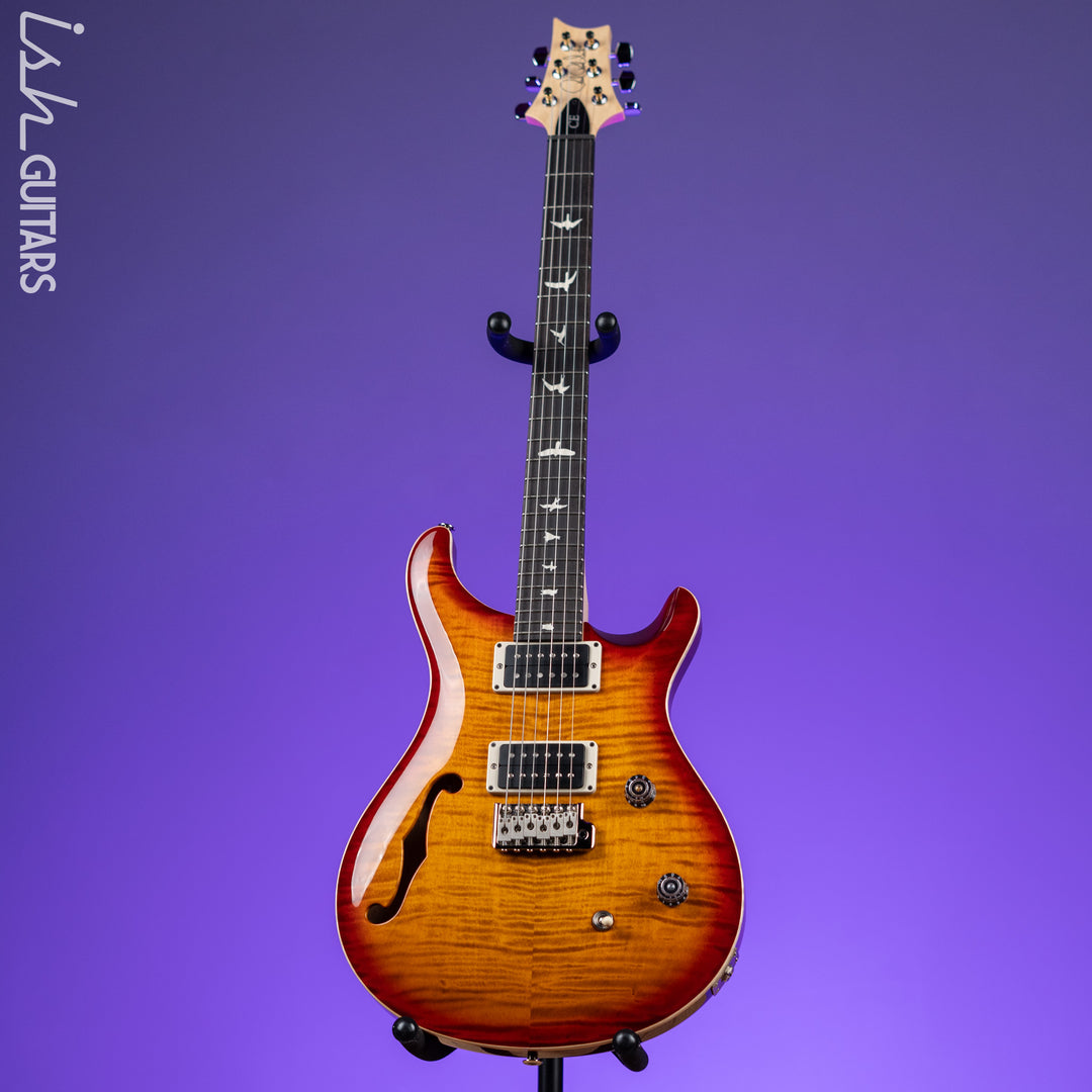 PRS CE 24 Semi-Hollow Dark Cherry Sunburst