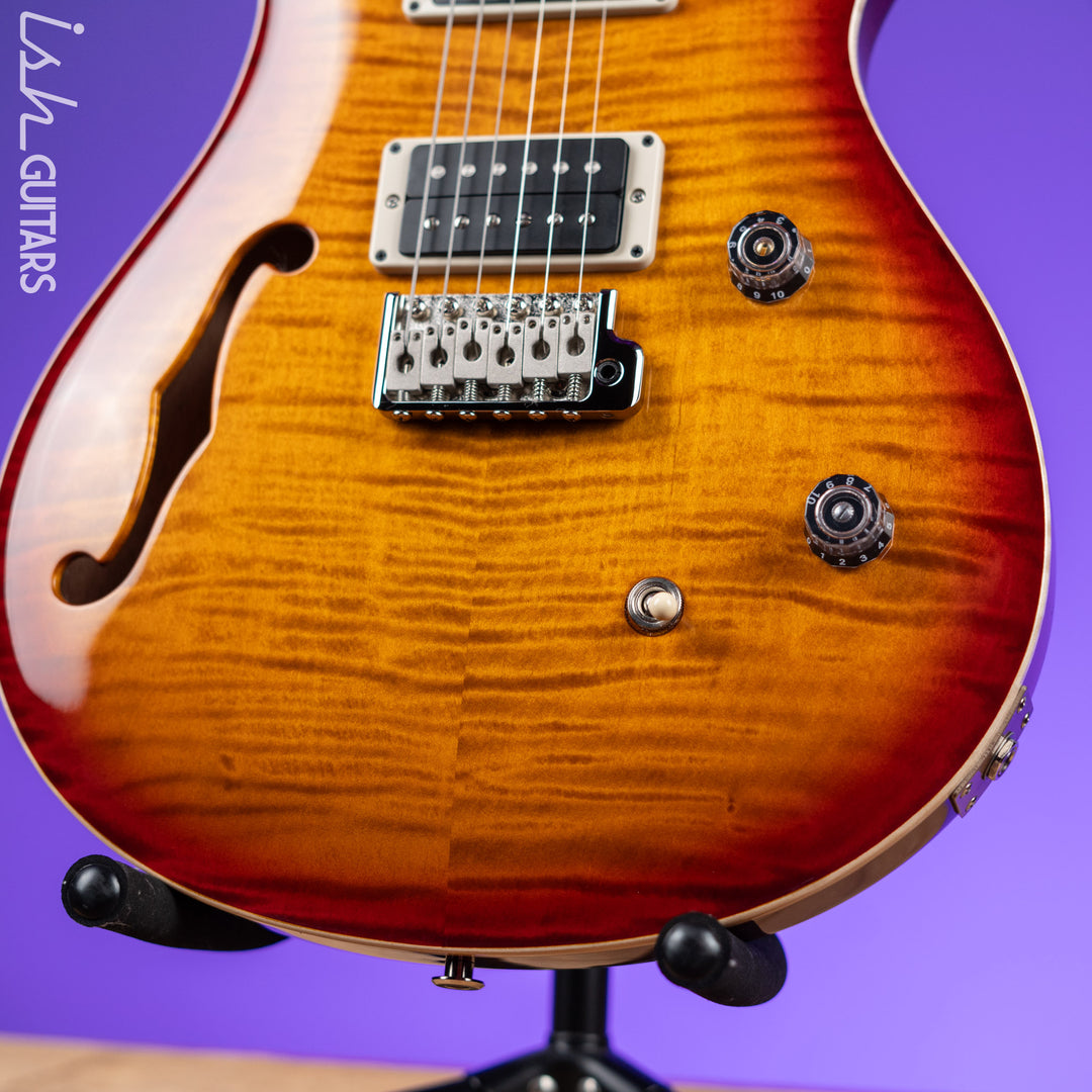 PRS CE 24 Semi-Hollow Dark Cherry Sunburst
