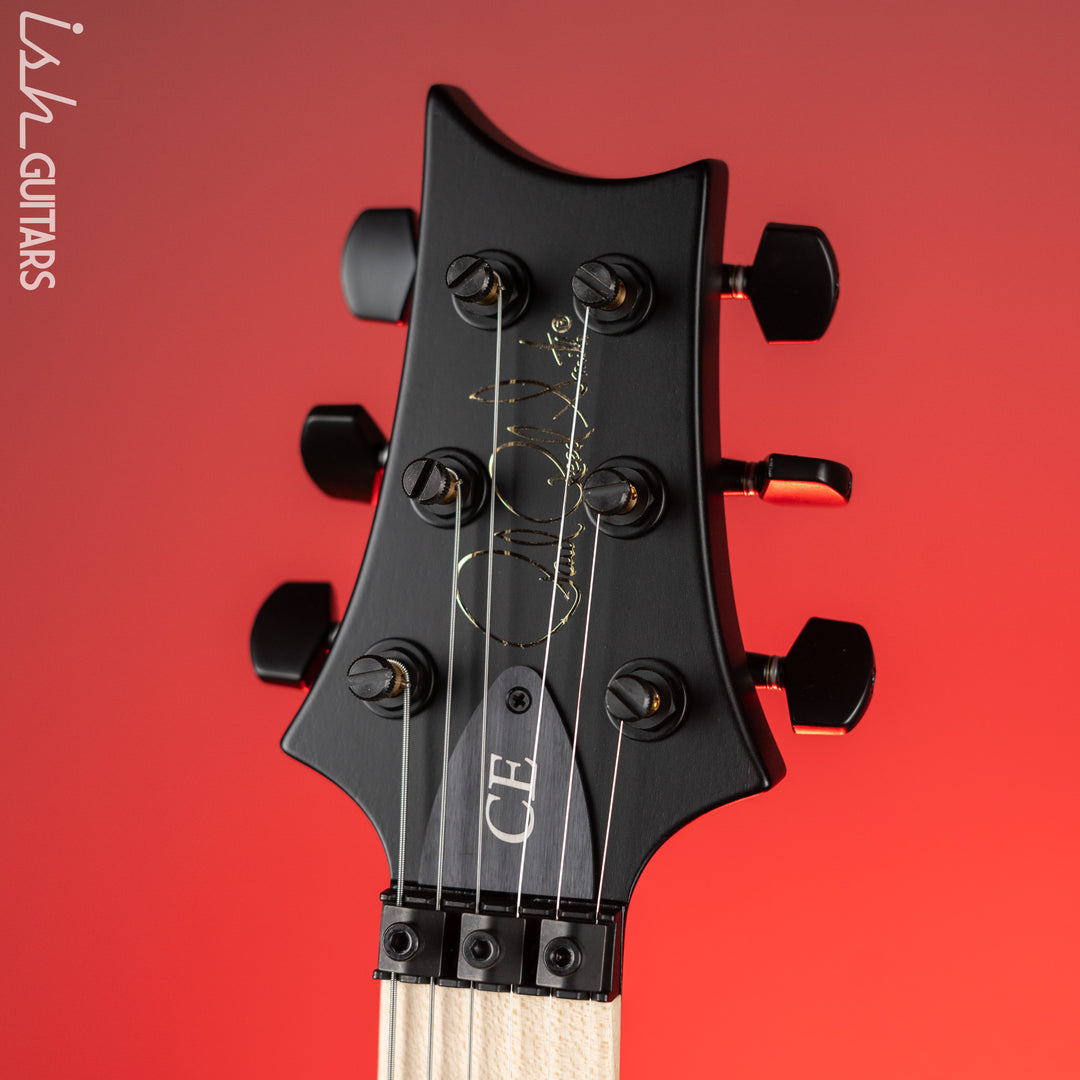 PRS Dustie Waring Signature CE 24 Floyd Black Top Satin Nitro