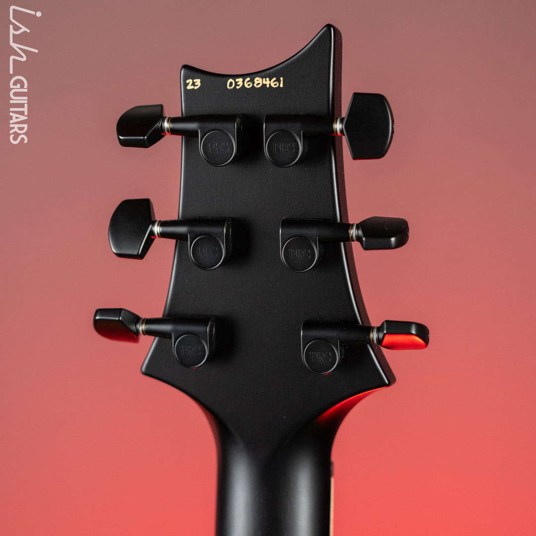 PRS Dustie Waring Signature CE 24 Hardtail Custom Color Black Top/Back Satin Nitro