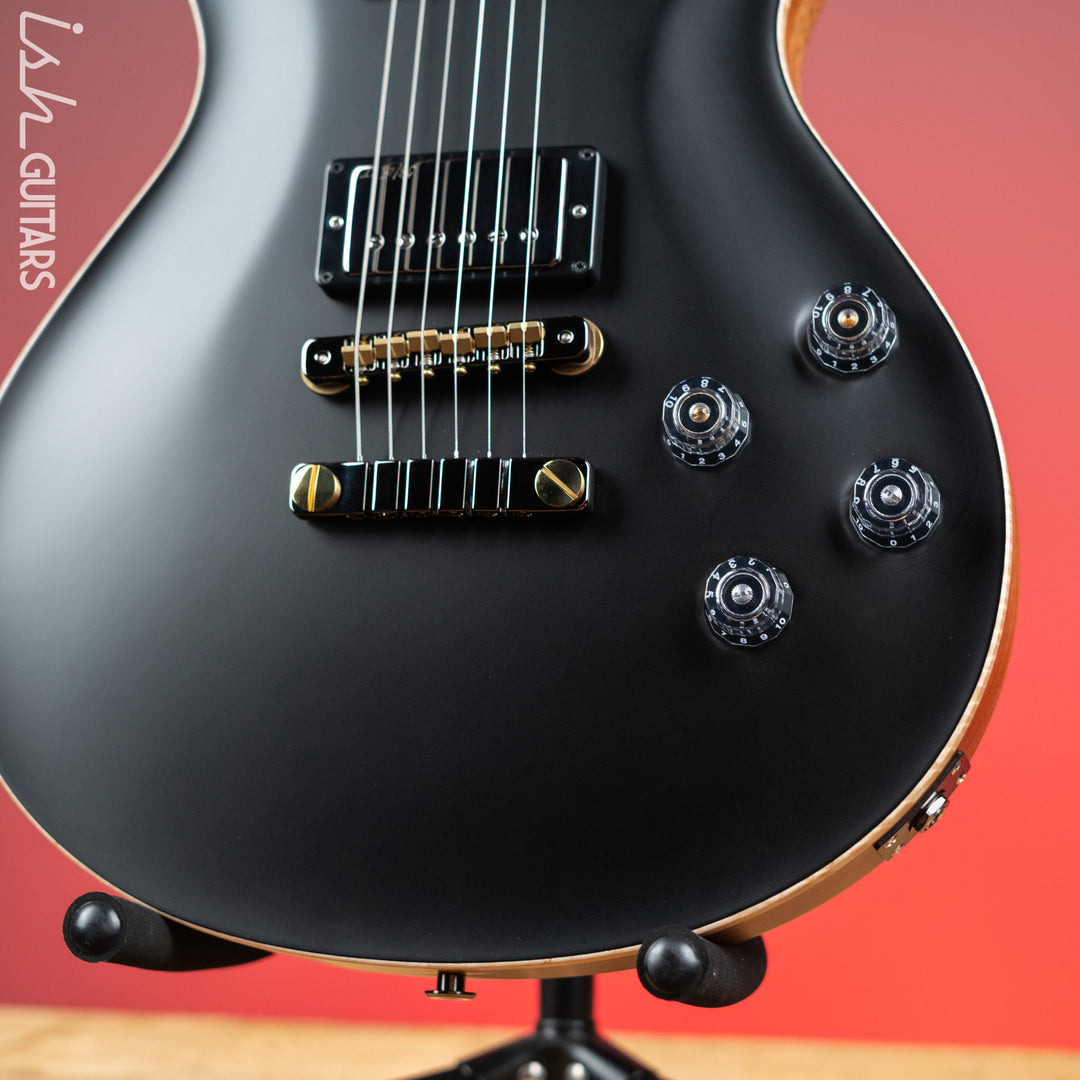 PRS McCarty 594 Singlecut Wood Library Brazilian Rosewood Fretboard Black Satin