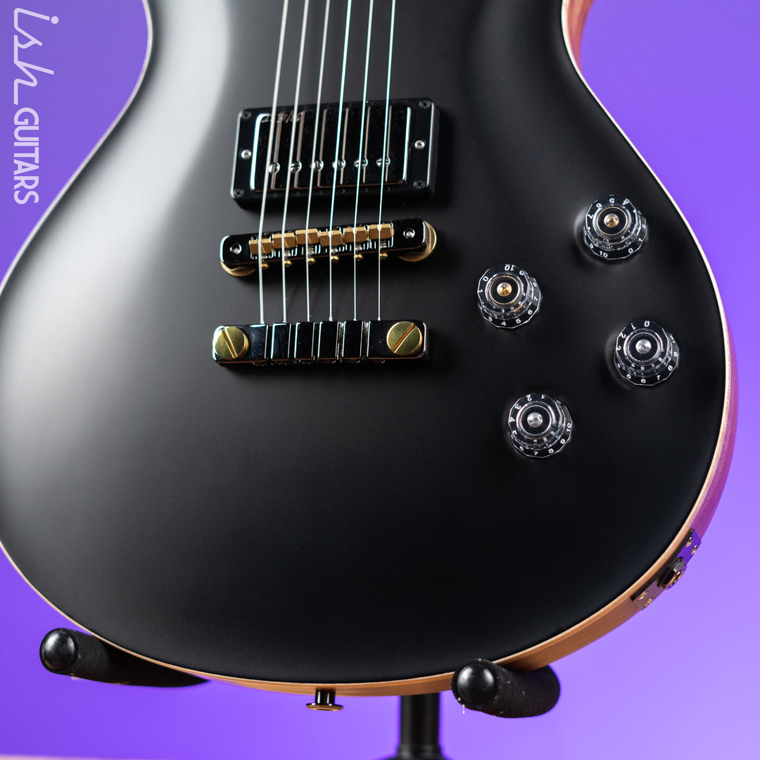 PRS McCarty 594 Singlecut Wood Library Brazilian Rosewood Fretboard Black Satin