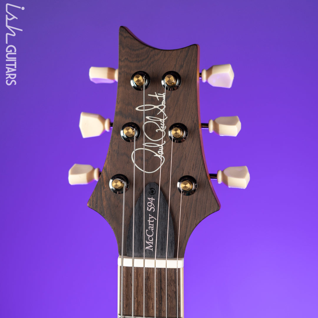 PRS McCarty 594 Singlecut Wood Library Brazilian Rosewood Fretboard Black Satin