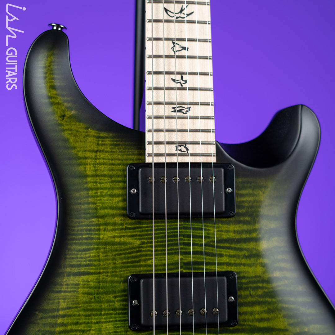PRS CE Dustie Waring Hardtail Jade Smokeburst Satin Nitro