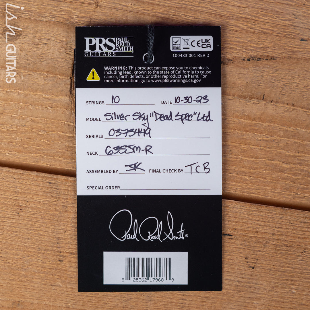 PRS Silver Sky "Dead Spec" Limited Edition Satin Moc Sand