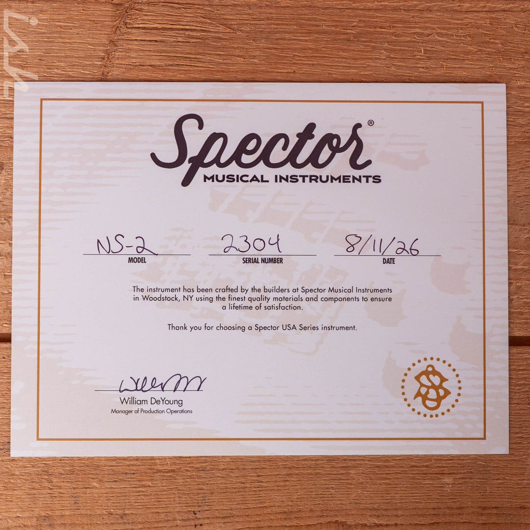 Spector USA NS-2 Amber
