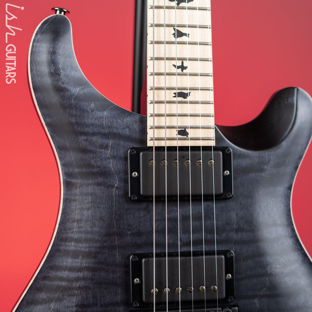 PRS Dustie Waring Signature CE 24 Floyd Gray Black Satin Nitro